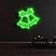 Weihnachtsglocken LED-Neonschild Wohnzimmer Weihnachtsdekoration