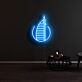Segelförmiges Hochhaus LED-Neonschild für Wohnzimmer oder Büro