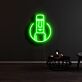 Moai Statue LED-Neonschild für Wohnzimmer Bar