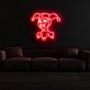Narrenkappe LED-Neonschild für Wohnzimmer Bar