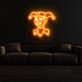 Narrenkappe LED-Neonschild für Wohnzimmer Bar