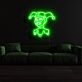 Narrenkappe LED-Neonschild für Wohnzimmer Bar