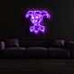 Narrenkappe LED-Neonschild für Wohnzimmer Bar