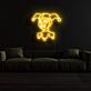 Narrenkappe LED-Neonschild für Wohnzimmer Bar