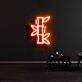 Bambus LED-Neonschild Wohnzimmer Restaurant
