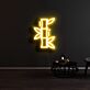Bambus LED-Neonschild Wohnzimmer Restaurant