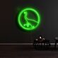 Dinosaurier Silhouette LED-Neonschild Wohnzimmer Kinderzimmer