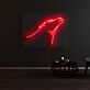 Pantherkopf LED-Neonschild Wohnzimmer Büro