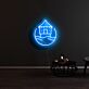 Pfahlbau am Wasser LED-Neonschild Wohnzimmer Bar