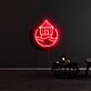 Pfahlbau am Wasser LED-Neonschild Wohnzimmer Bar