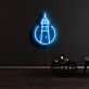 Leuchtturm LED-Neonschild für Wohnzimmer oder Bar