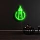 Leuchtturm LED-Neonschild für Wohnzimmer oder Bar