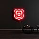 Schild mit Sternsymbol LED-Neonschild für Wohnzimmer Bar