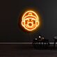 Comicfigur mit Mütze LED-Neonschild Gamingzimmer Wohnzimmer