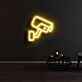Überwachungskamera LED-Neonschild für Büro und Geschäft