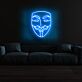 Guy-Fawkes-Maske LED-Neonschild Wohnzimmer Gamingzimmer