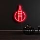 Turm mit Spitzdach LED-Neonschild Wohnzimmer Bar
