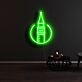 Turm mit Spitzdach LED-Neonschild Wohnzimmer Bar