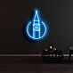 Turm mit Spitzdach LED-Neonschild Wohnzimmer Bar