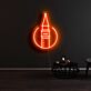 Turm mit Spitzdach LED-Neonschild Wohnzimmer Bar