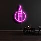 Turm mit Spitzdach LED-Neonschild Wohnzimmer Bar