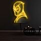 Maske eines Comic-Superhelden LED-Neonschild für Wohnzimmer Gamingzimmer