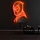 Maske eines Comic-Superhelden LED-Neonschild für Wohnzimmer Gamingzimmer