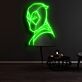 Maske eines Comic-Superhelden LED-Neonschild für Wohnzimmer Gamingzimmer