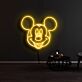 Cartoon-Mauskopf LED-Neonschild für Kinderzimmer und Wohnzimmer