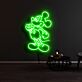 Comic-Maus Figur LED-Neonschild Wohnzimmer Kinderzimmer