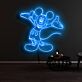 grüner Neon Giraffenkopf LED-Neonschild Wohnzimmer Kinderzimmer