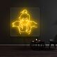 Muskelprotz Silhouette LED-Neonschild für Gamingzimmer und Wohnzimmer