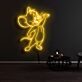 tanzende Maus LED-Neonschild für Wohnzimmer oder Kinderzimmer