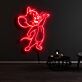 tanzende Maus LED-Neonschild für Wohnzimmer oder Kinderzimmer