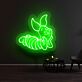 Ferkel aus Winnie Puuh als LED-Neonschild