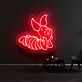 Ferkel aus Winnie Puuh als LED-Neonschild
