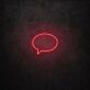 Sprechblase LED-Neonschild Wohnzimmer Café