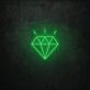 Diamant Symbol LED-Neonschild Wohnzimmer Schaufenster