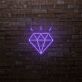 Diamant Symbol LED-Neonschild Wohnzimmer Schaufenster