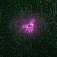 Gesicht mit großem Hut LED-Neonschild für Wohnzimmer und Studio