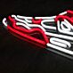 Sneaker LED-Neonschild für Sneaker Store Sportgeschäft