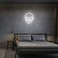 Alienkopf LED-Neonschild für Schlafzimmer und Wohnzimmer