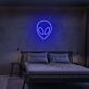 Alienkopf LED-Neonschild für Schlafzimmer und Wohnzimmer