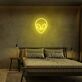 Alienkopf LED-Neonschild für Schlafzimmer und Wohnzimmer