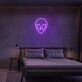 Alienkopf LED-Neonschild für Schlafzimmer und Wohnzimmer