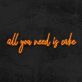 all you need is cake LED-Neonschild für Café und Küche