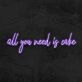 all you need is cake LED-Neonschild für Café und Küche