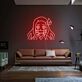 Anime Mädchen Silhouette LED-Neonschild für Wohnzimmer Gaming Zimmer