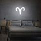 Widder Sternzeichen Symbol LED-Neonschild Schlafzimmer
