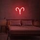 Widder Sternzeichen Symbol LED-Neonschild Schlafzimmer